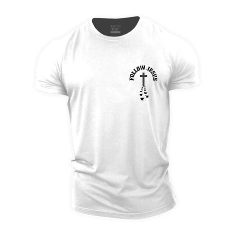 Men's Follow Jesus Cotton T-Shirt